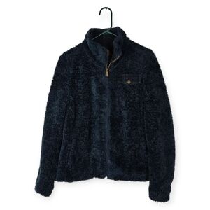 Pendleton Midnight Blue Fuzzy Sherpa Zip Up Jacket